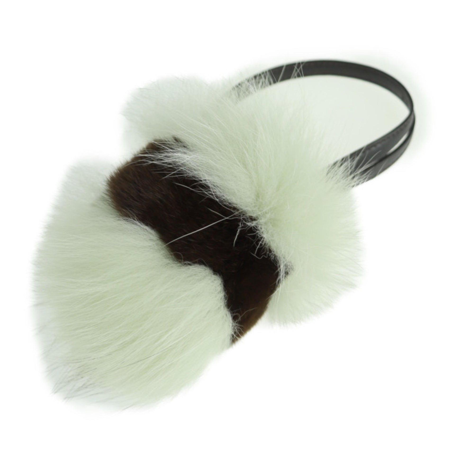 Fendi White Fur Bag 