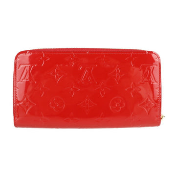 Louis Vuitton Zippy wallet Red Patent Leather Wallet 