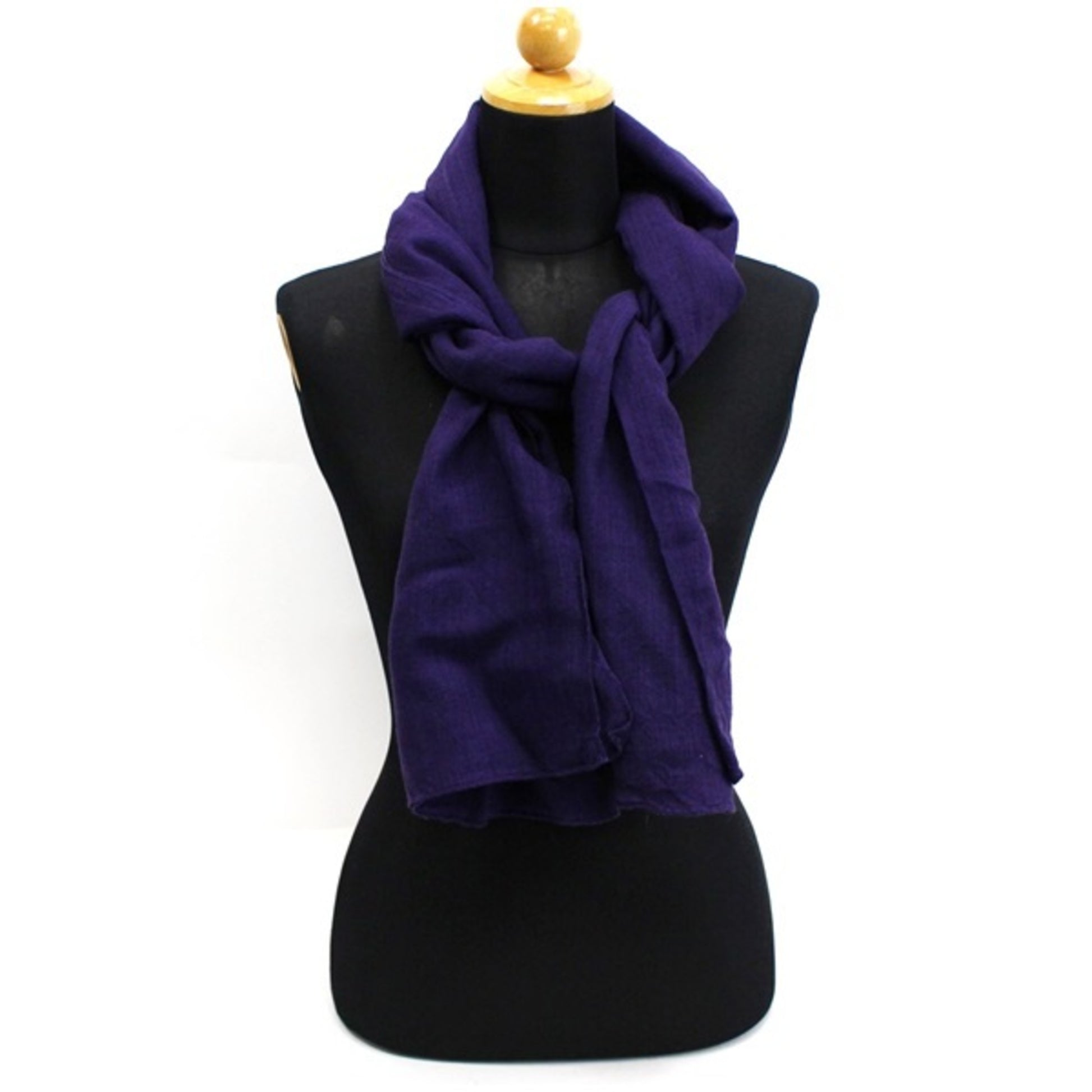 Burberry Purple Canvas Scarf 