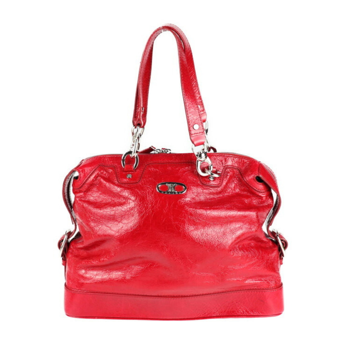 Céline Red Patent Leather Handbag 