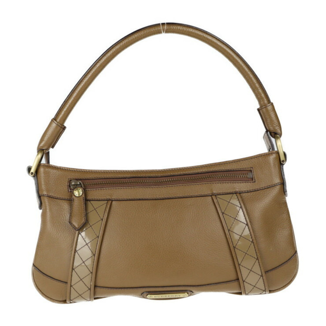 Burberry Beige Leather Shoulder Bag