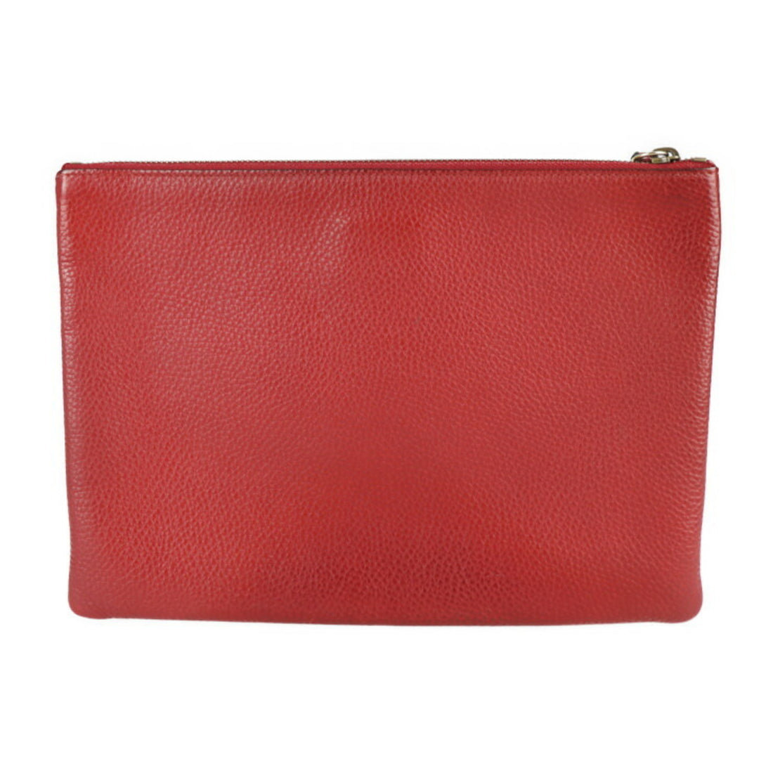 Gucci Animalier Red Leather Clutch Bag