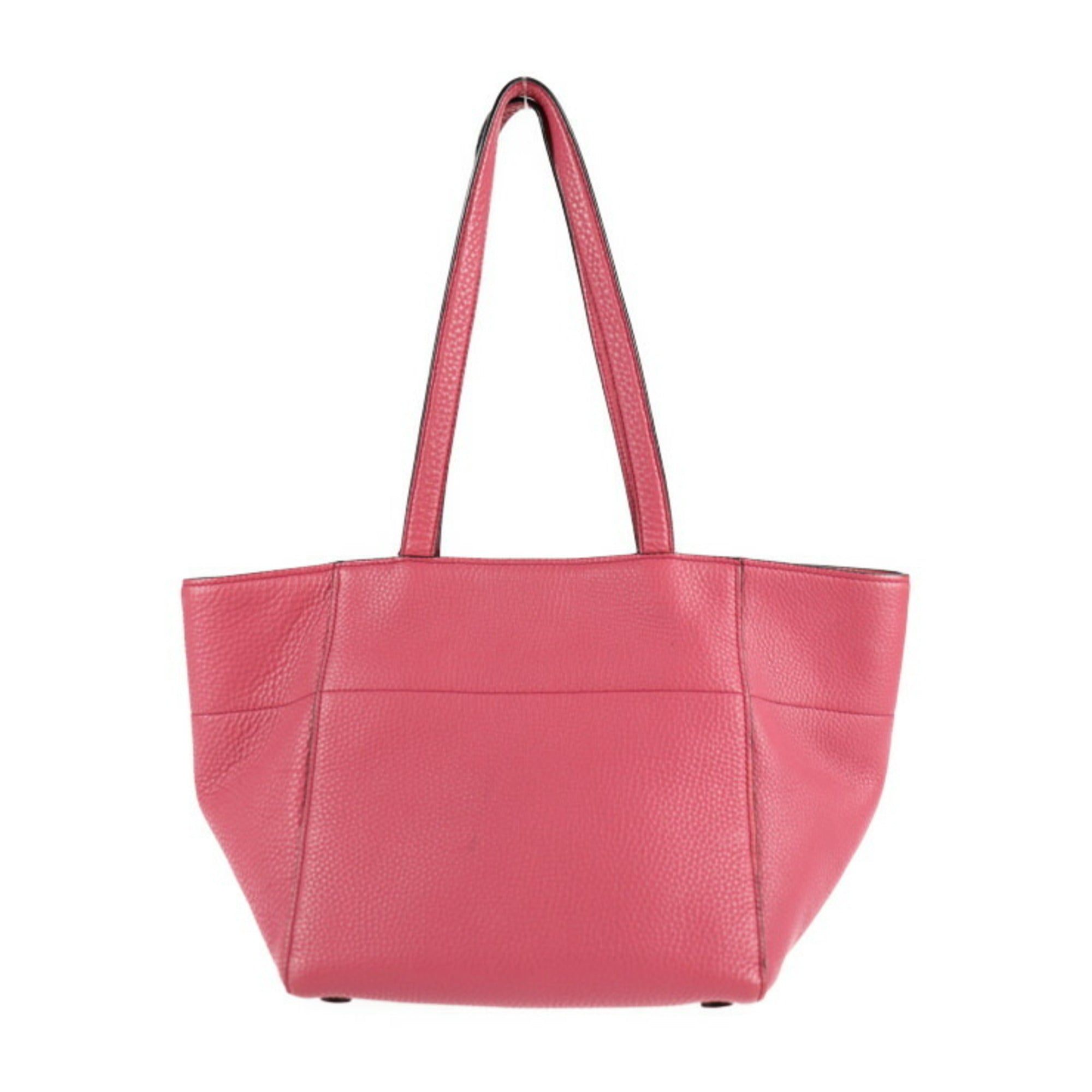 Prada Cabas Pink Leather Tote Bag