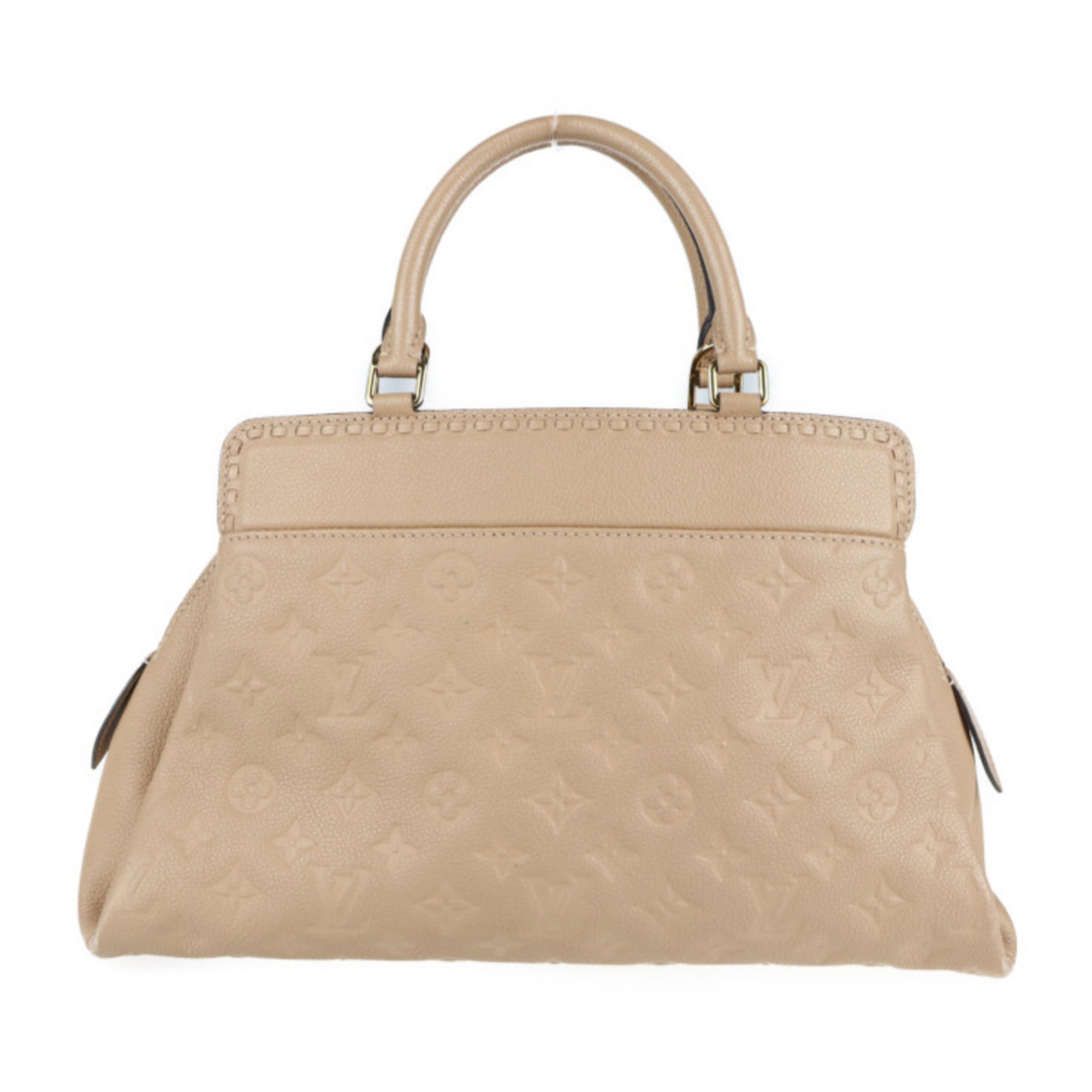 Louis Vuitton Vosges Beige Leather Handbag 