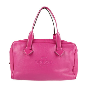 Loewe Heritage Pink Leather Handbag 