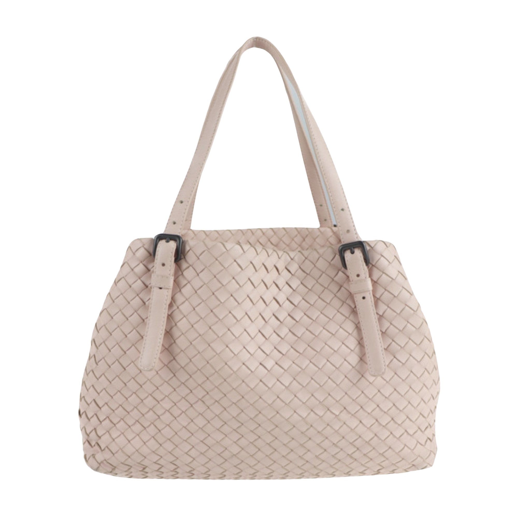 Bottega Veneta Pink Leather Tote Bag