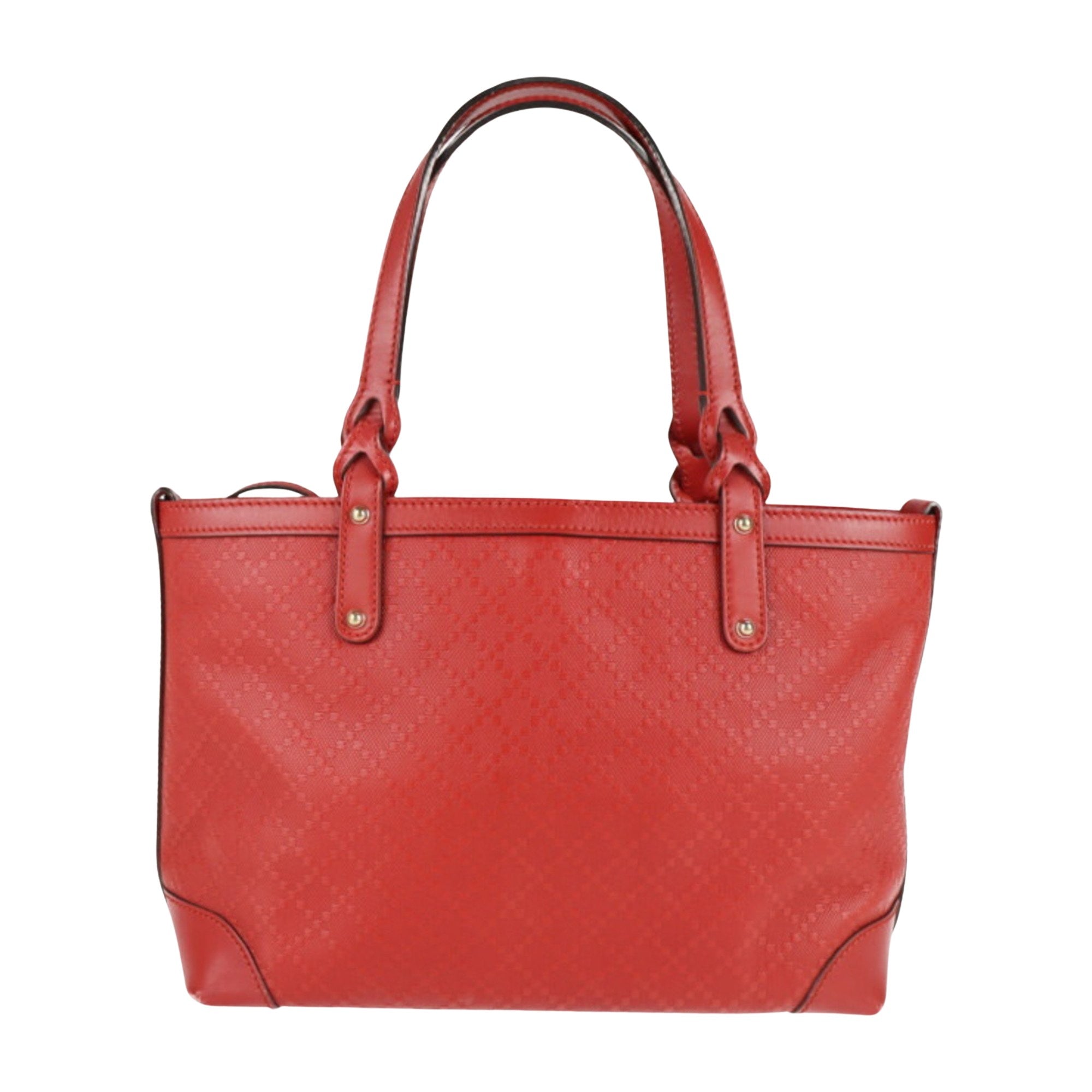 Gucci Diamante Red Leather Handbag 