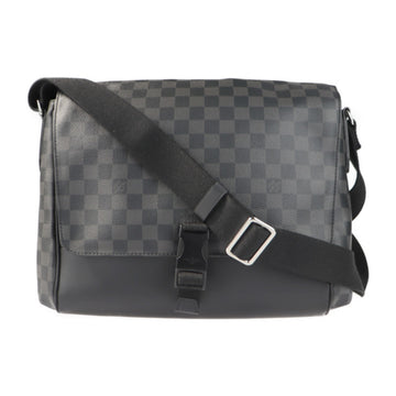 Louis Vuitton Messenger Black Canvas Shoulder Bag