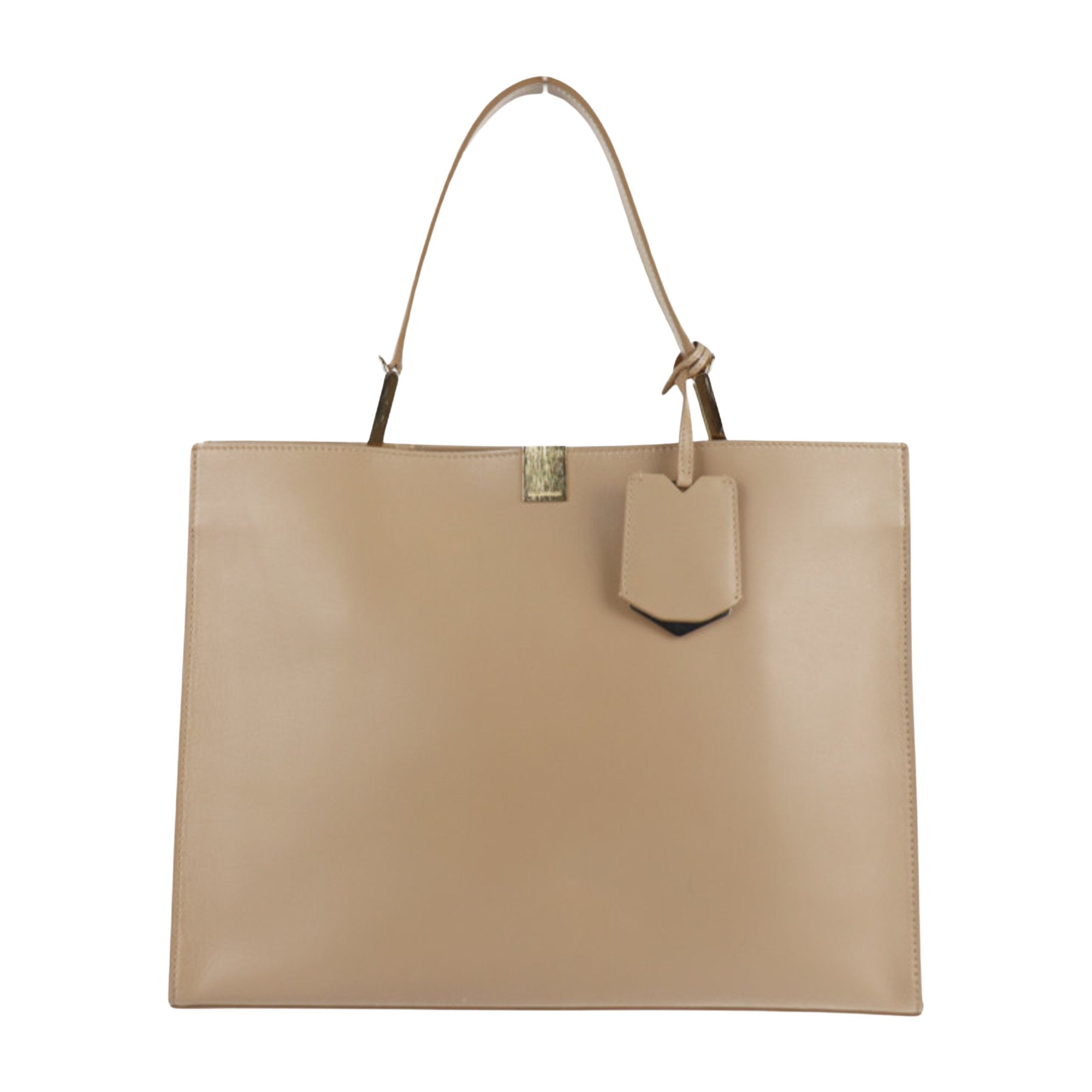 Balenciaga Dix Beige Leather Handbag 