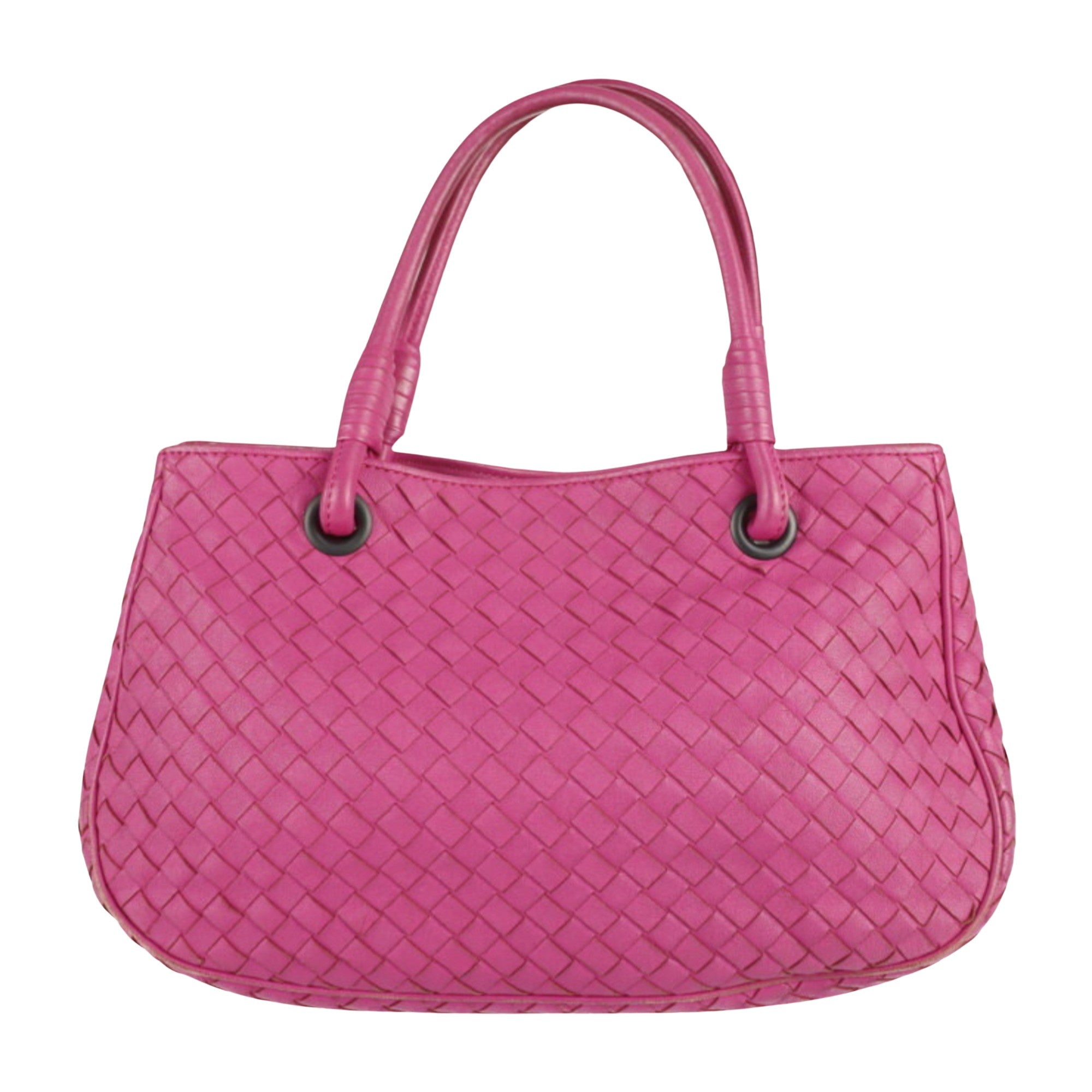 Bottega Veneta Pink Leather Handbag 