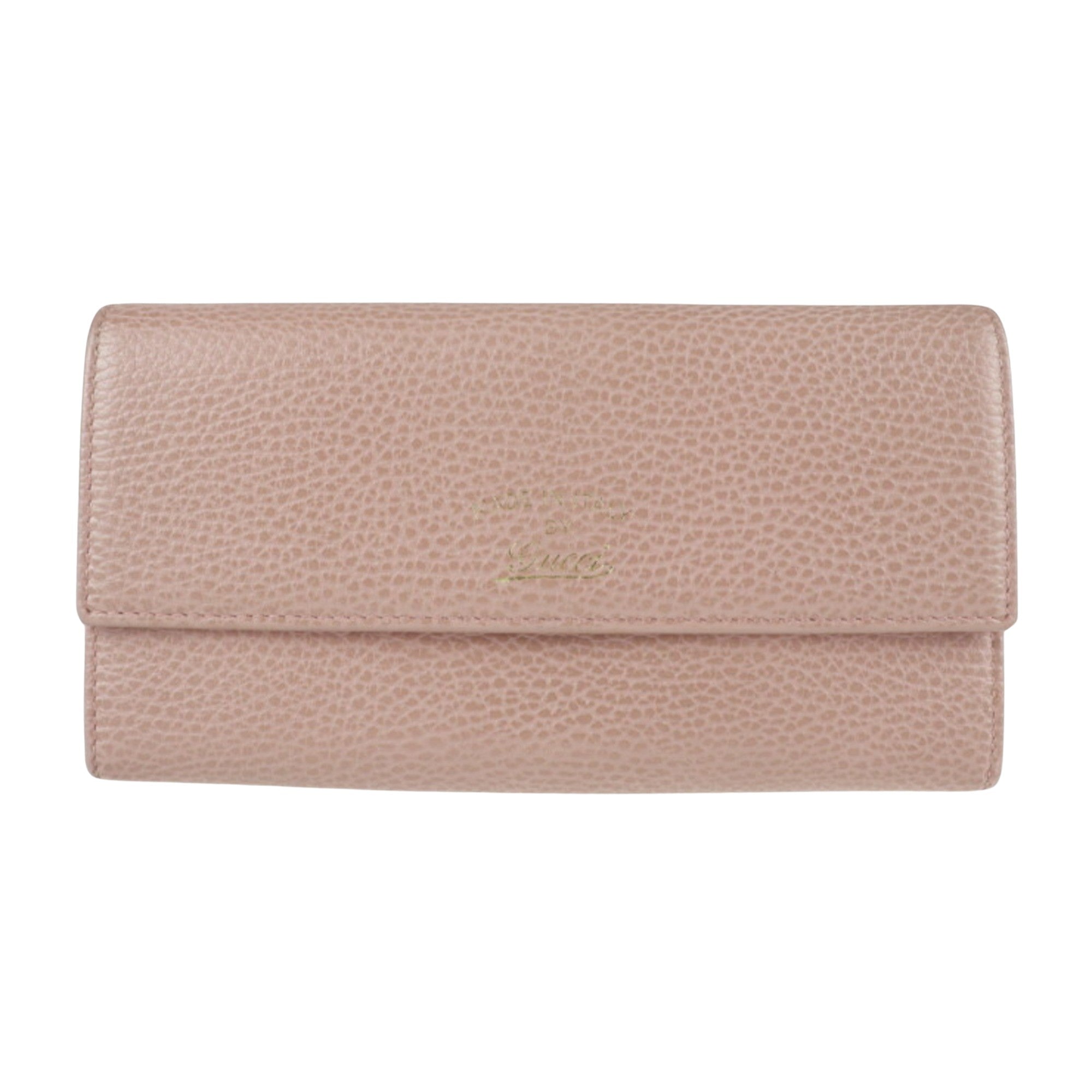 Gucci Swing Pink Leather Wallet 