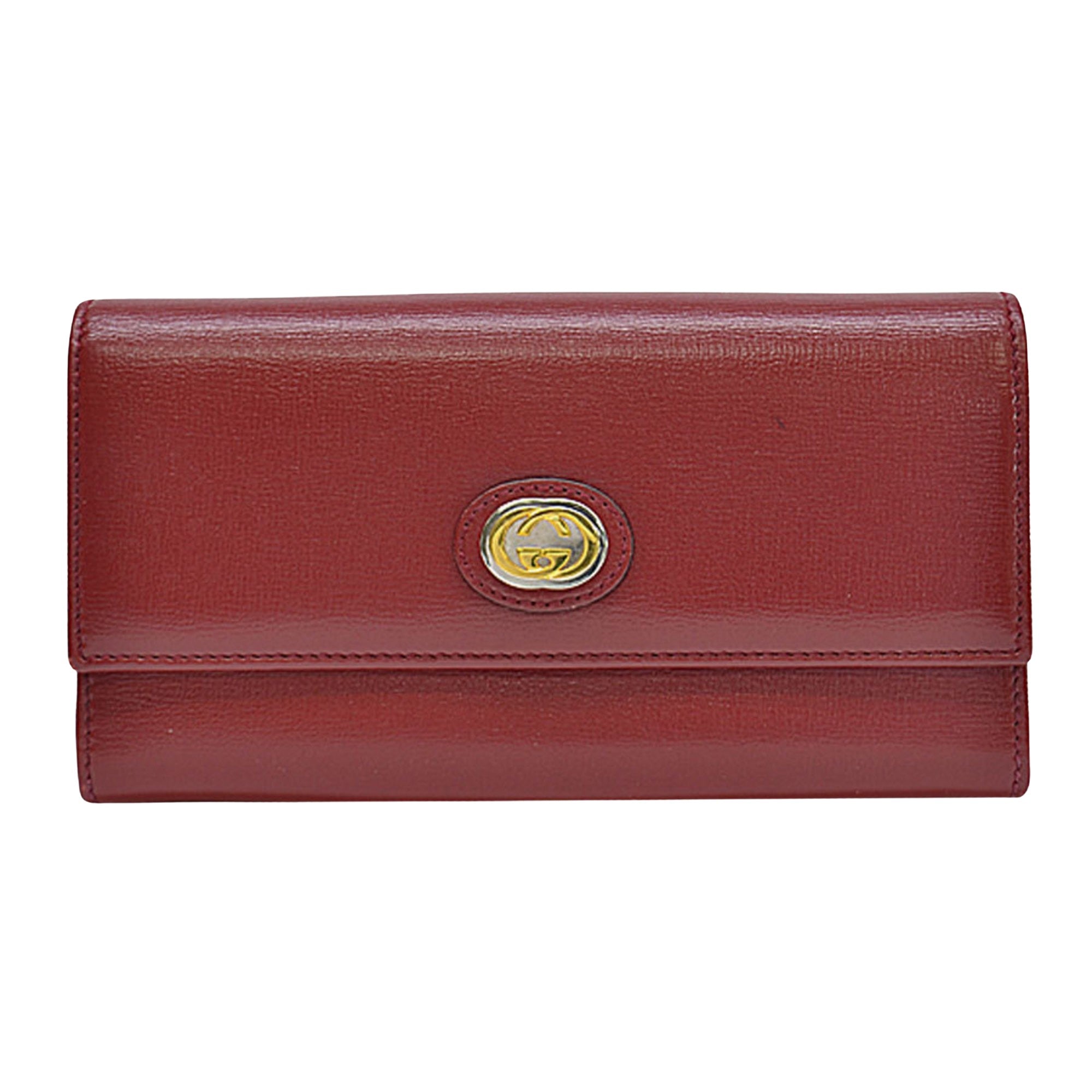 Gucci Marina Red Leather Wallet 