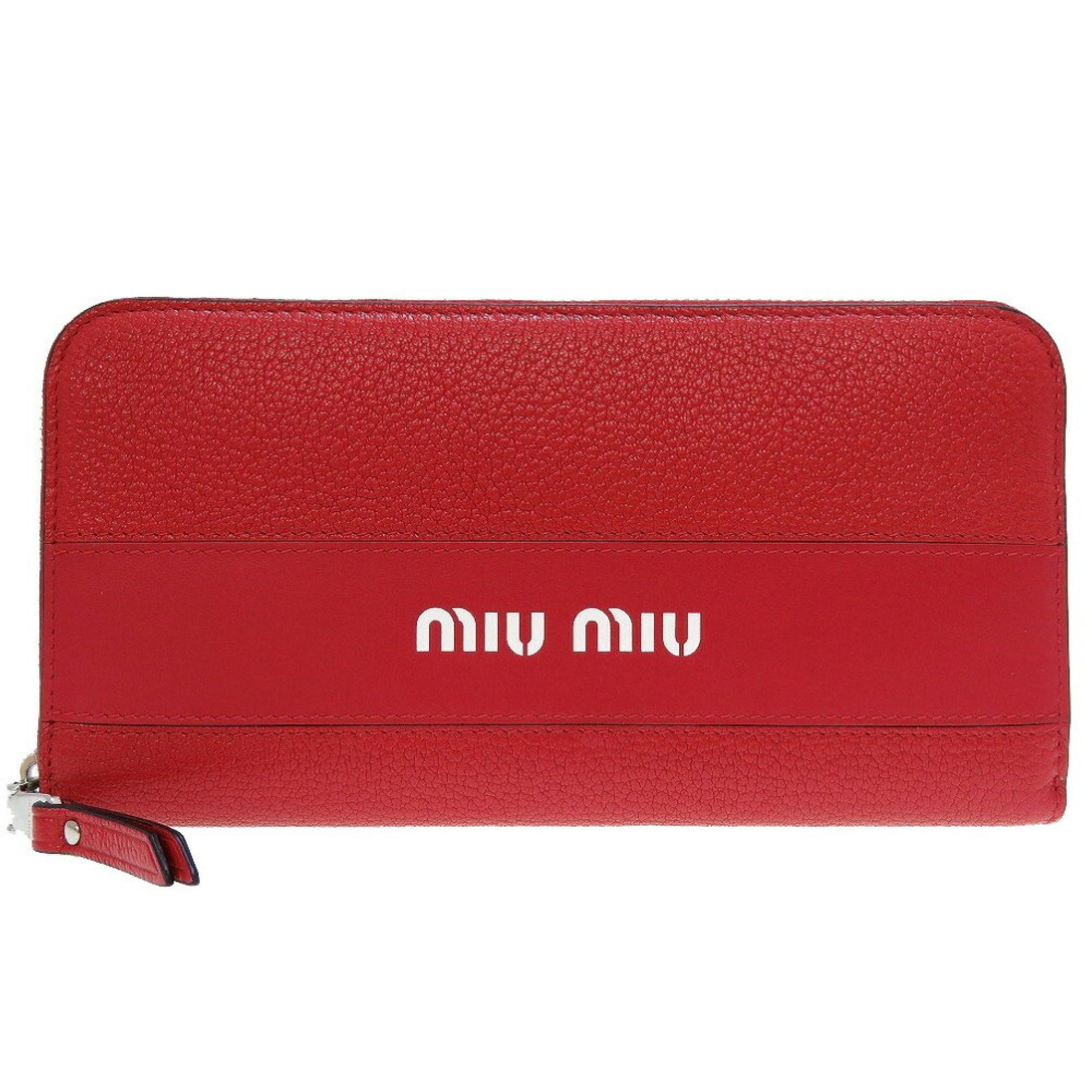 Miu Miu Red Leather Wallet 