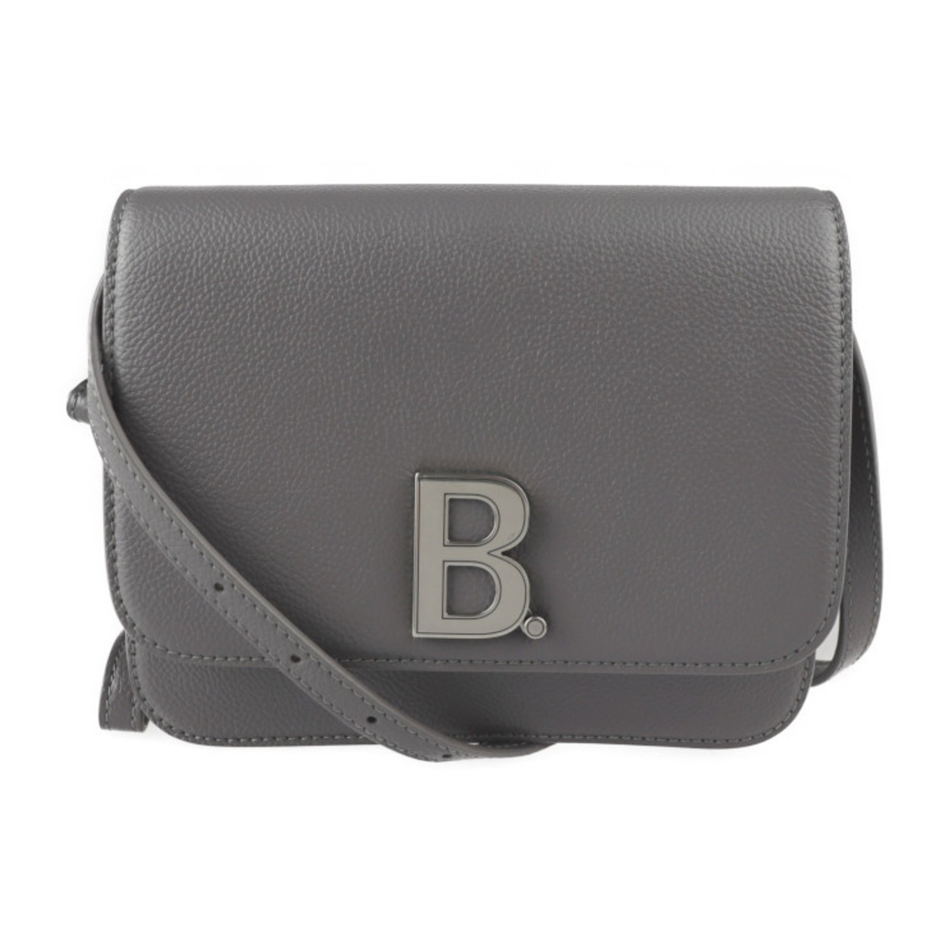 Balenciaga Grey Leather Shoulder Bag