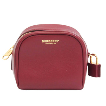 Burberry CUBE MICRO CB SMOOTH Red Leather Wallet 