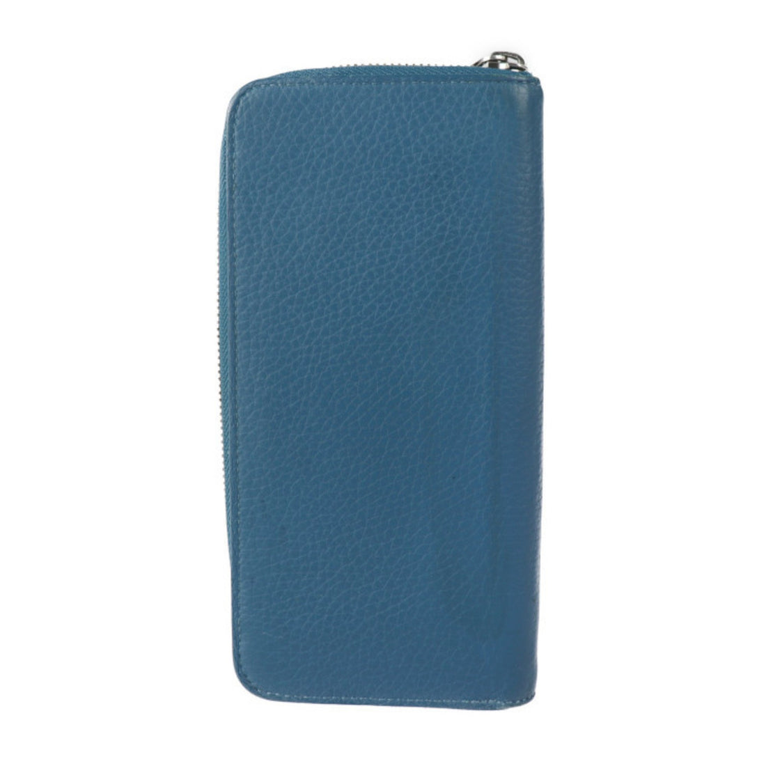 Louis Vuitton Zippy Wallet Vertical Blue Leather Wallet 