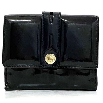 Jimmy Choo Black Patent Leather Wallet 