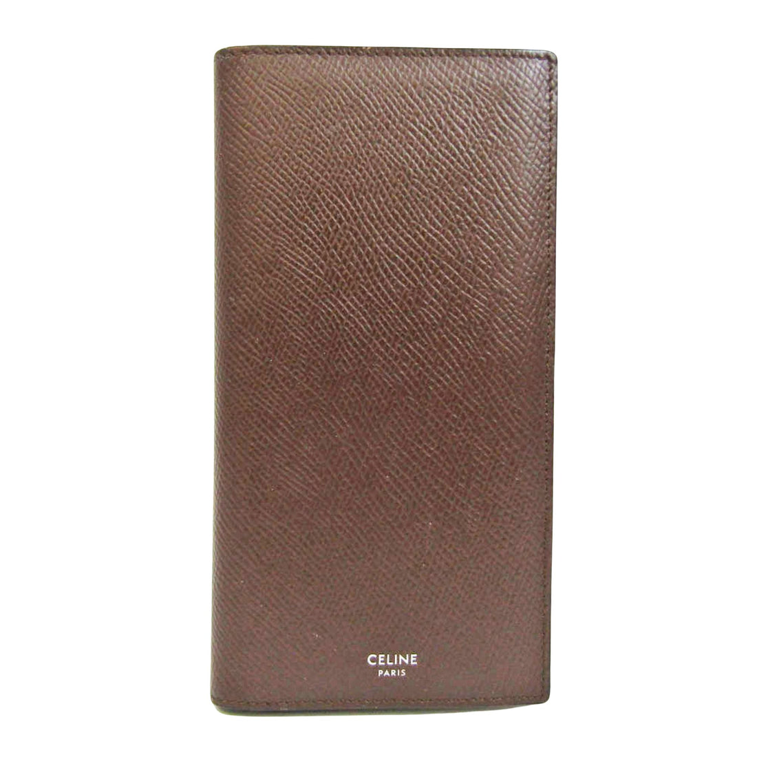 Céline Vertical wallet Brown Leather Wallet 