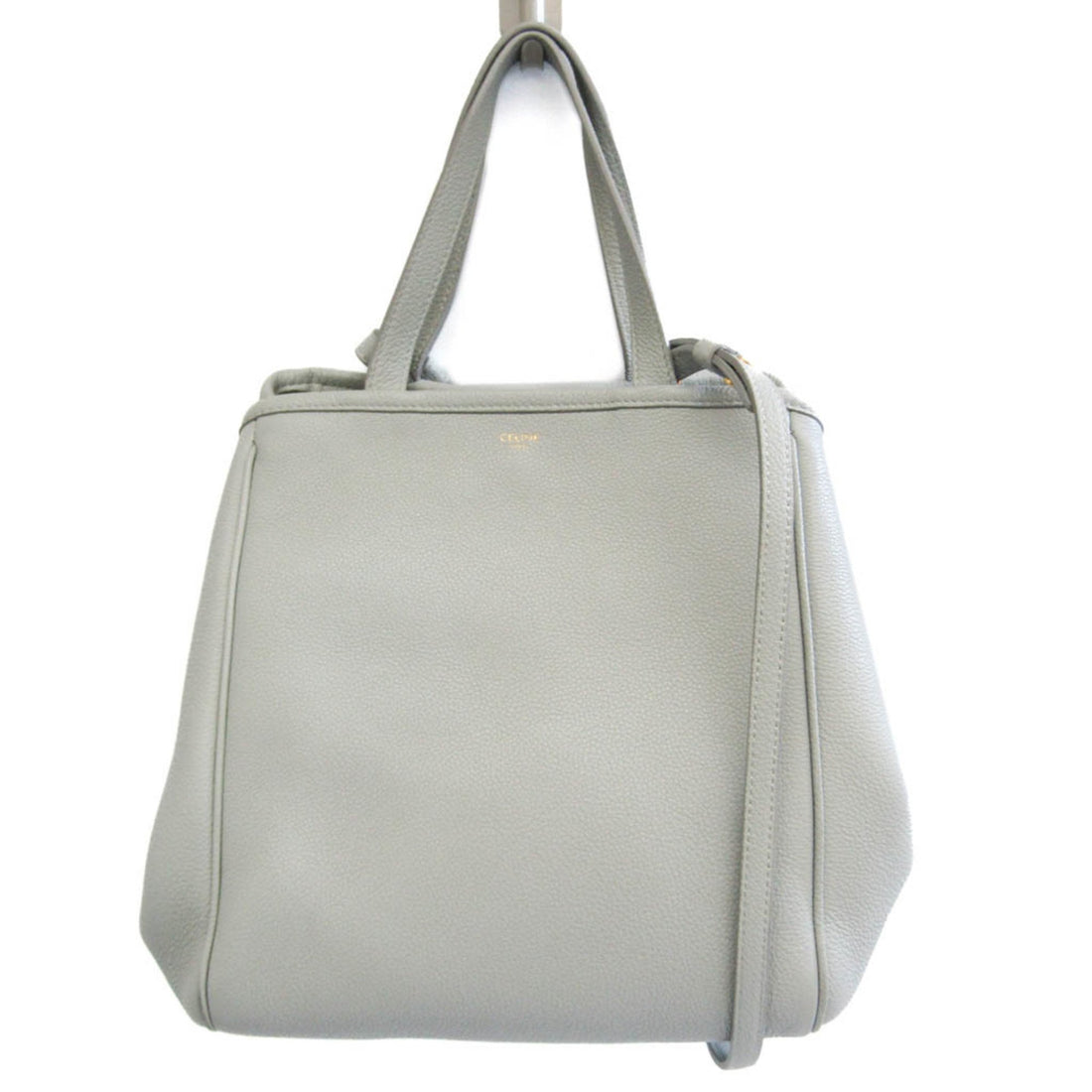 Céline Grey Leather Shoulder Bag