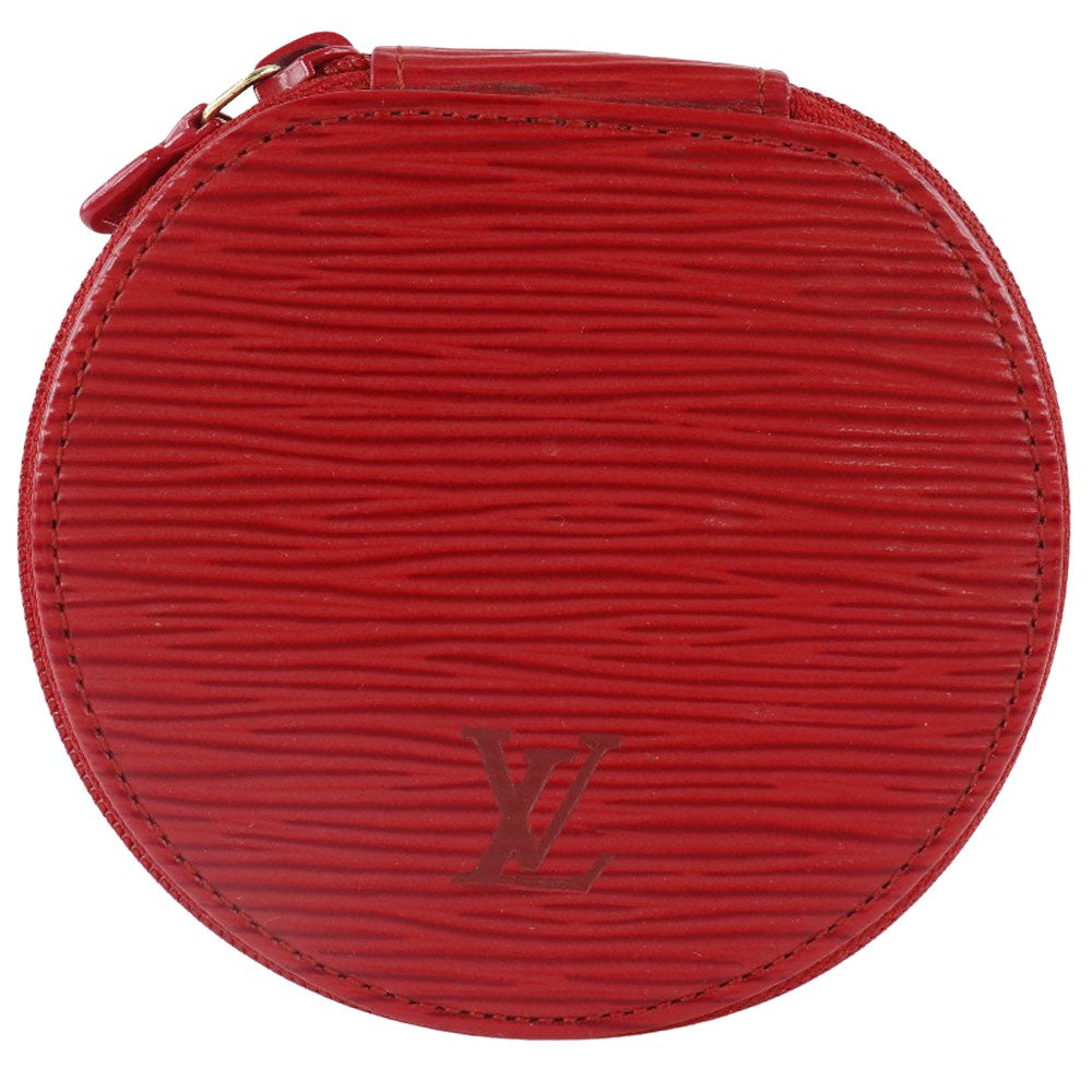 Louis Vuitton Ecrin Red Leather Clutch Bag