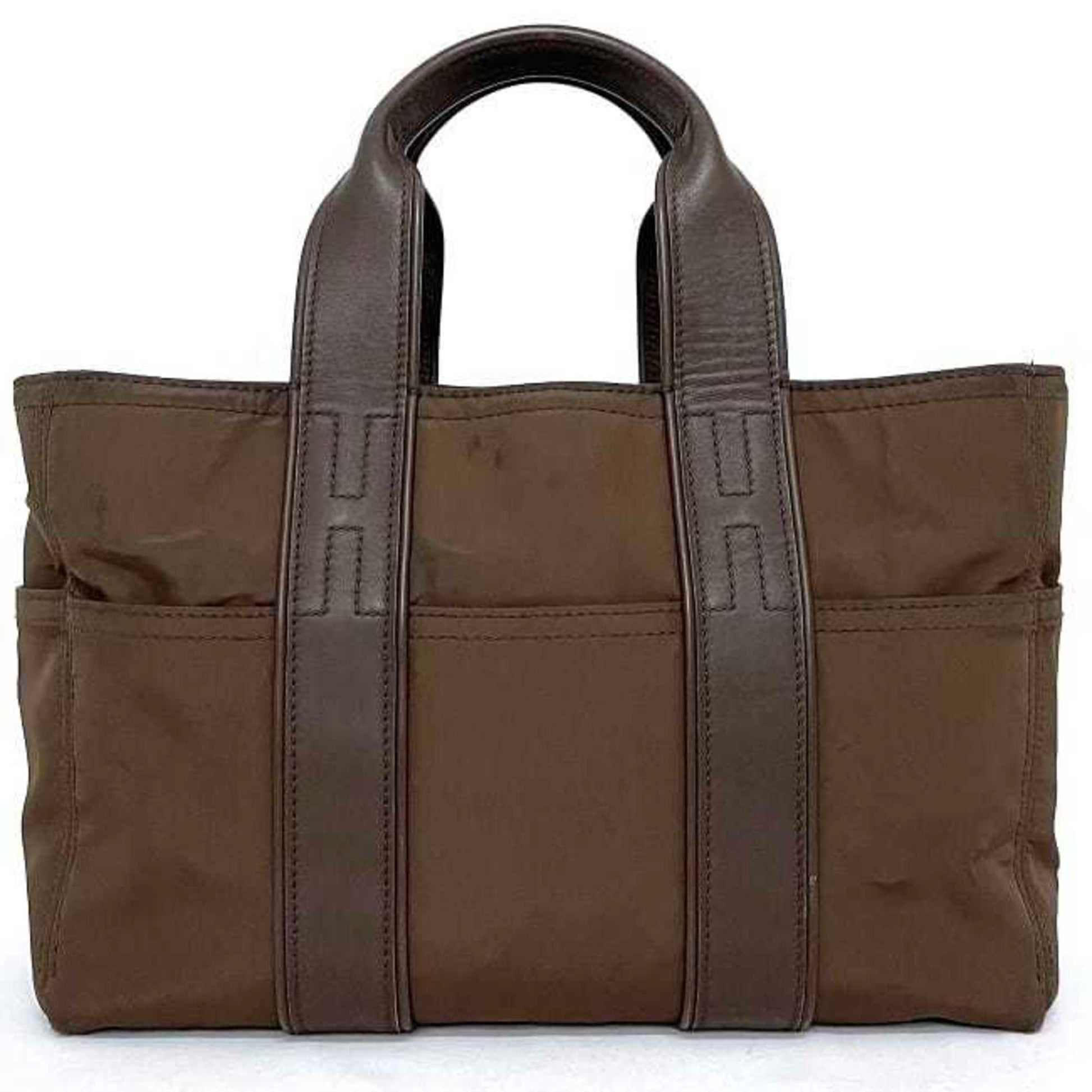 Hermès Acapulco Brown Synthetic Tote Bag