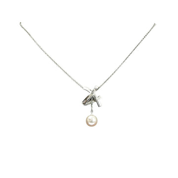 Tasaki Silver White Gold Necklace 