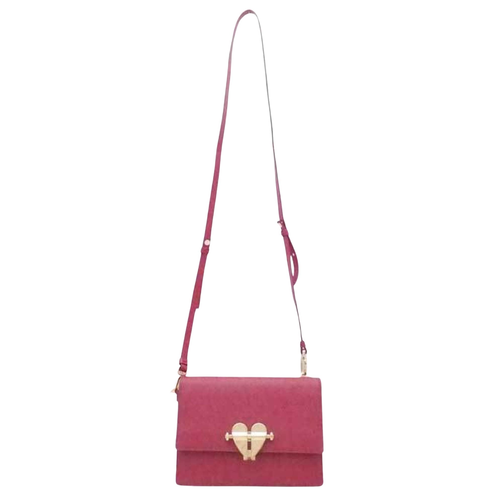 Prada Red Leather Shoulder Bag