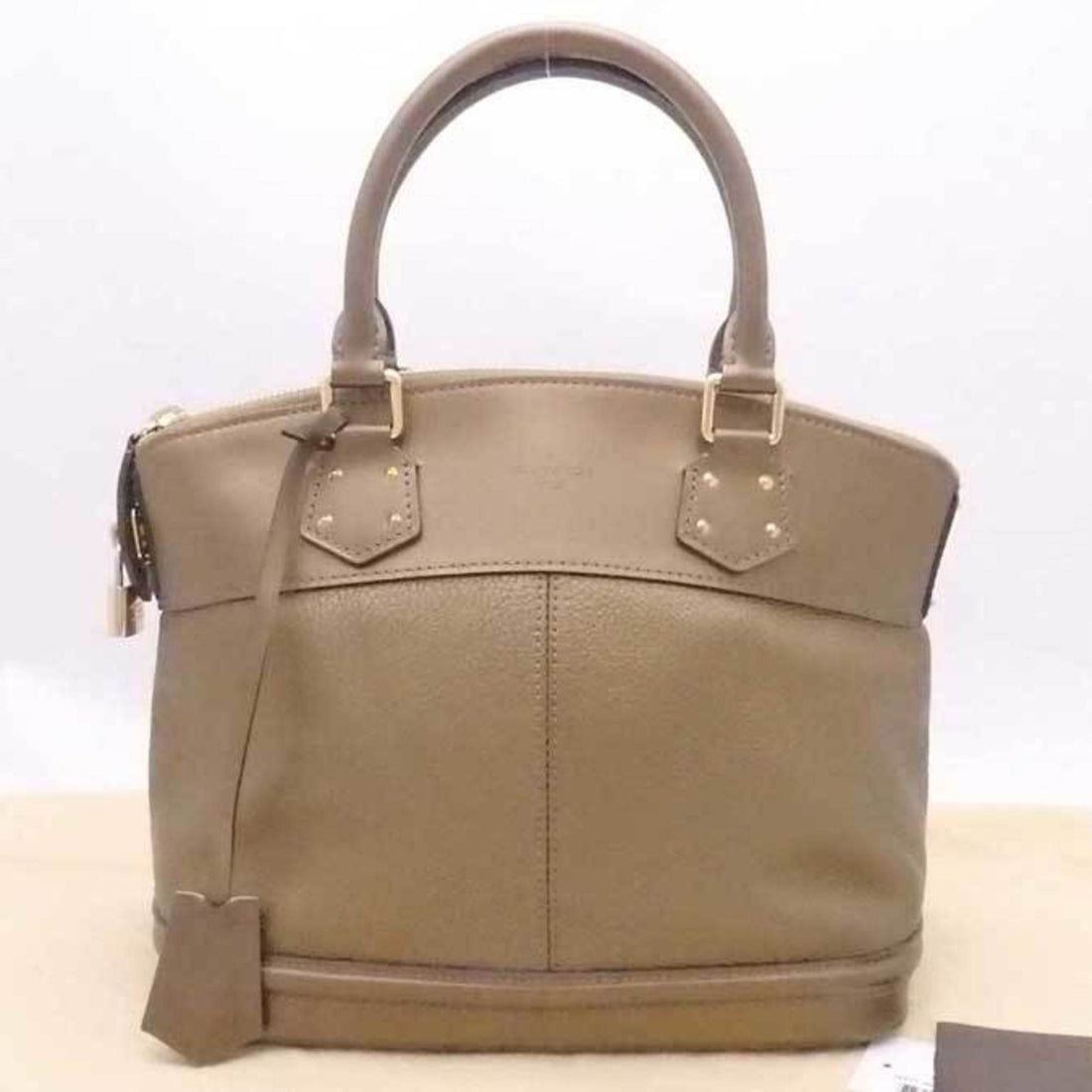 Louis Vuitton Lockit Copper Exotic Leathers Handbag 