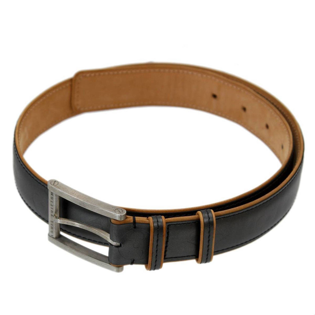 Louis Vuitton Black Canvas Belt 