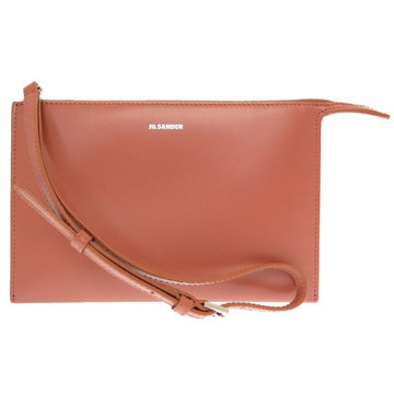 Jil Sander Pink Leather Clutch Bag