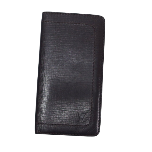 Louis Vuitton Utah Black Leather Wallet 