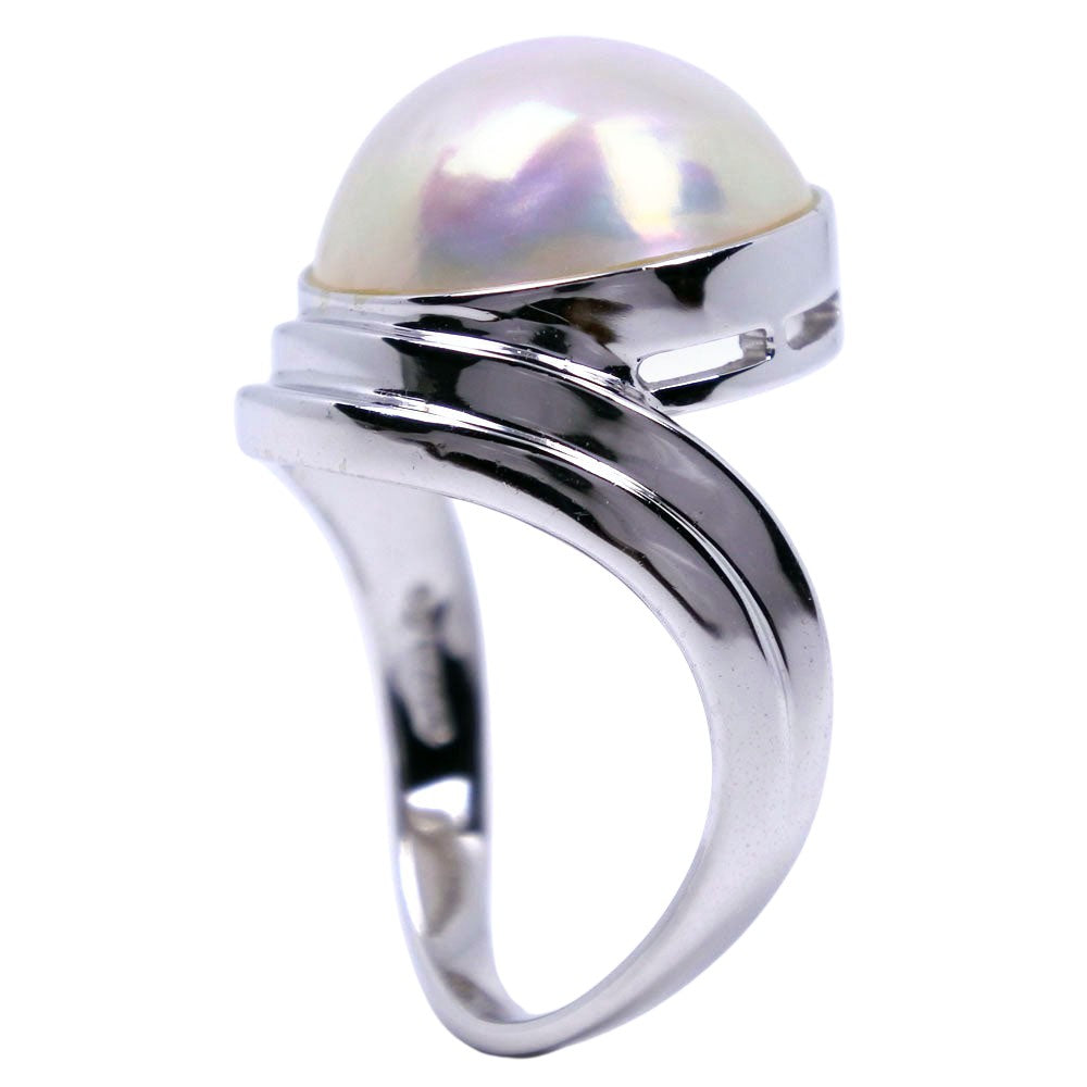 Tasaki Silver White Gold Ring 