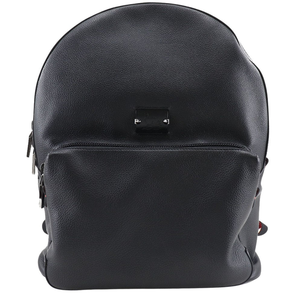 Christian Louboutin Black Leather Backpack Bag