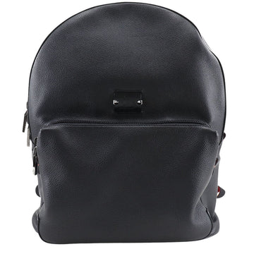 Christian Louboutin Black Leather Backpack Bag