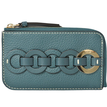 Chloé Darryl Blue Leather Wallet 