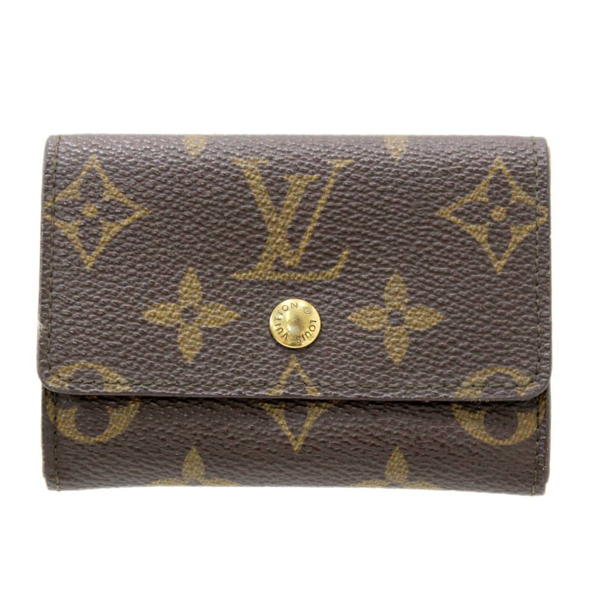 Louis Vuitton Coin purse Brown Canvas Wallet 