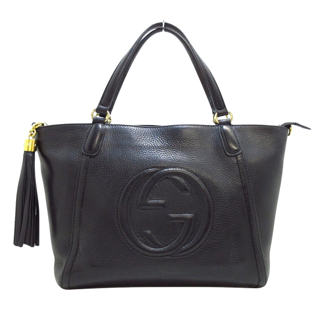 Gucci Soho Black Leather Handbag 