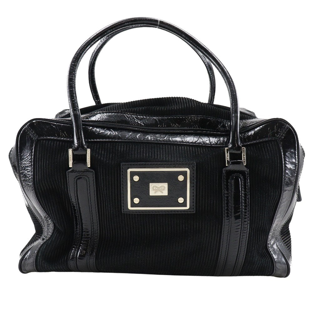 Anya Hindmarch Black Leather Handbag 