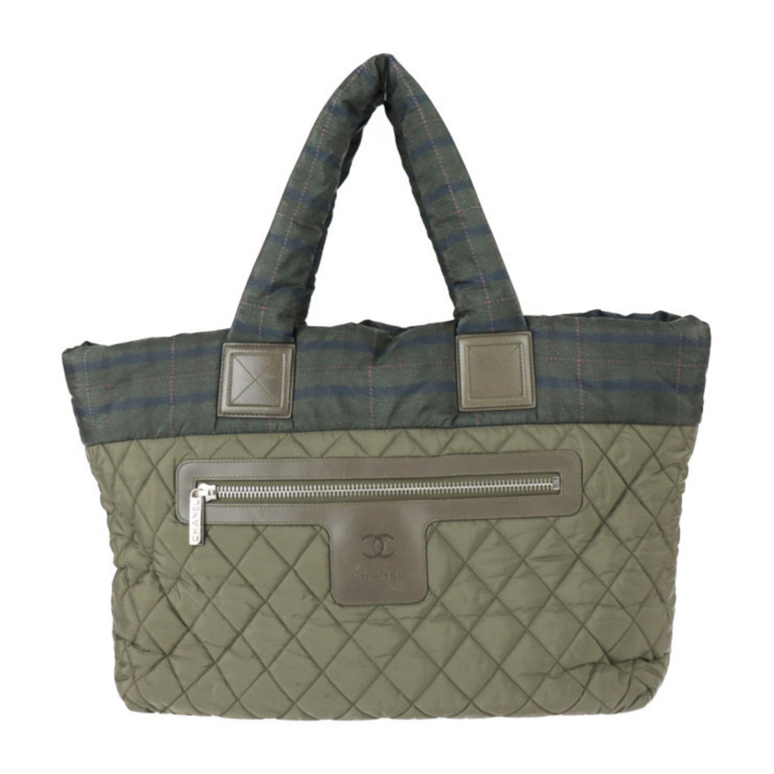 Chanel Coco Cocoon Green Synthetic Tote Bag