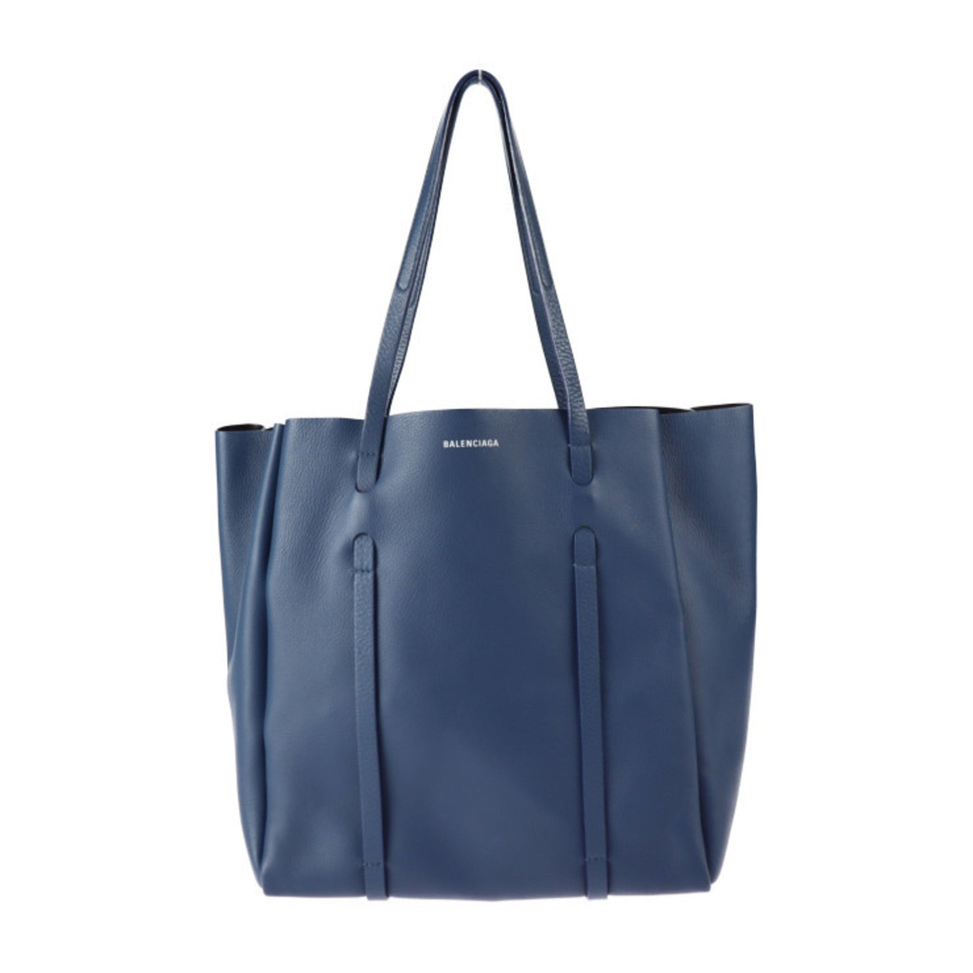 Balenciaga Everyday Blue Leather Tote Bag