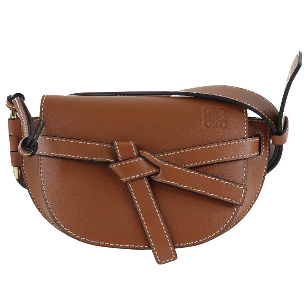 Loewe Gate Brown Calfskin Shoulder Bag