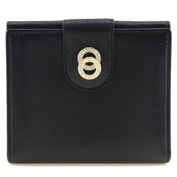 Bulgari Black Pony-Style Calfskin Wallet 