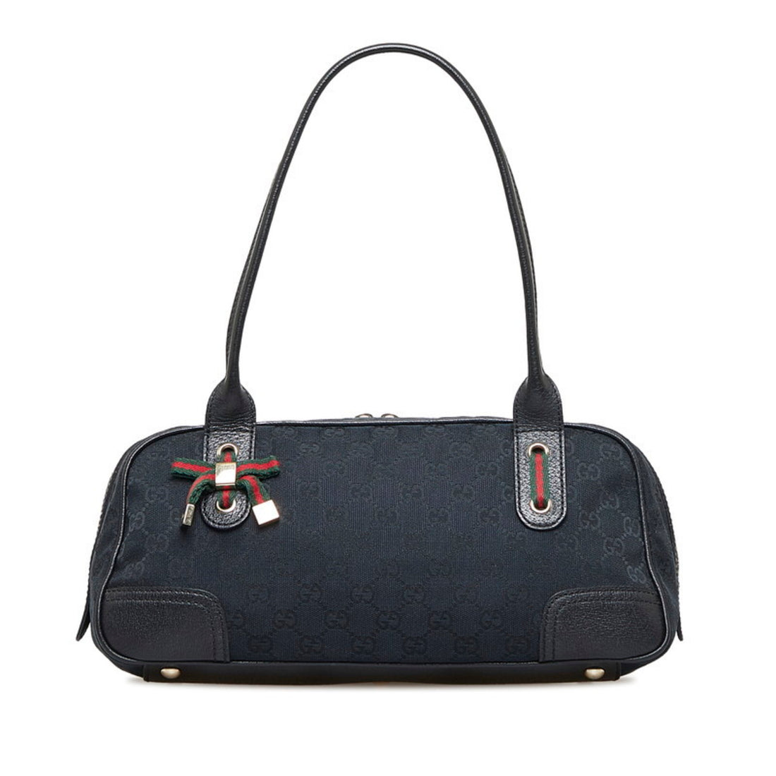 Gucci Princy Black Canvas Handbag 