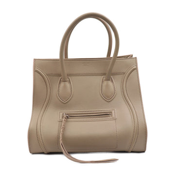 Céline Luggage Phantom Beige Leather Handbag 