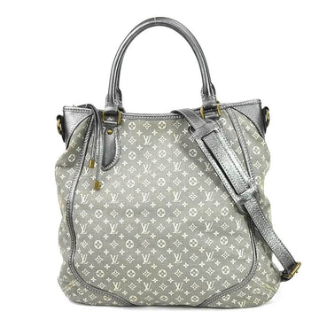 Louis Vuitton Mini Lin Grey Canvas Shoulder Bag