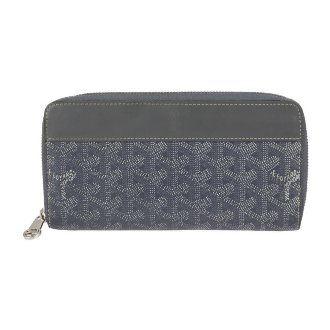 Goyard Matignon Grey Leather Wallet 