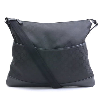 Gucci Messenger Black Canvas Shoulder Bag