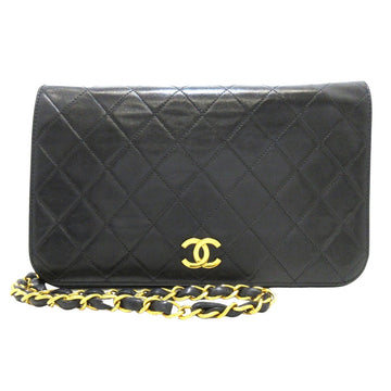 Chanel Black Pony-Style Calfskin Shoulder Bag