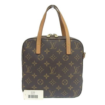 Louis Vuitton Spontini Brown Canvas Handbag 