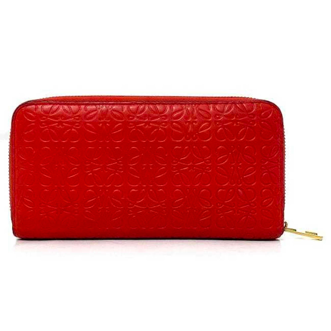 Loewe Repeat Red Leather Wallet 